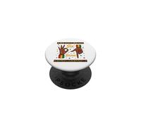 Six Sept Mains comptant Les Couleurs panafricaines PopSockets PopGrip Adhésif