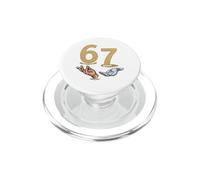 Six Sept mèmes drôles PopSockets PopGrip pour MagSafe