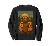 Six Sept mèmes viraux drôles de Bigfoot Sasquatch UFO 67 pour Enfants Sweatshirt