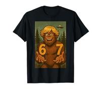 Six Sept mèmes viraux drôles de Bigfoot Sasquatch UFO 67 pour Enfants T-Shirt