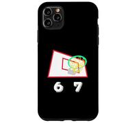 Six Seven 6 7 Basketball Meme Hoop Design Coque pour iPhone 11 Pro Max