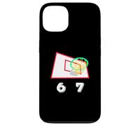 Six Seven 6 7 Basketball Meme Hoop Design Coque pour iPhone 13
