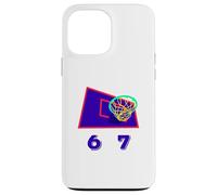 Six Seven 6 7 Basketball Meme Hoop Design Coque pour iPhone 13 Pro Max
