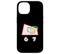 Six Seven 6 7 Basketball Meme Hoop Design Coque pour iPhone 14