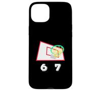 Six Seven 6 7 Basketball Meme Hoop Design Coque pour iPhone 15 Plus