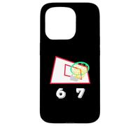 Six Seven 6 7 Basketball Meme Hoop Design Coque pour iPhone 15 Pro