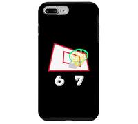 Six Seven 6 7 Basketball Meme Hoop Design Coque pour iPhone 7 Plus/8 Plus