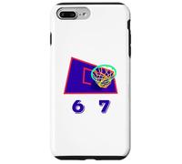 Six Seven 6 7 Basketball Meme Hoop Design Coque pour iPhone 7 Plus/8 Plus