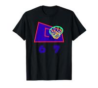 Six Seven 6 7 Basketball Meme Hoop Design T-Shirt