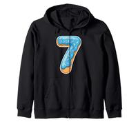 Six Seven 6 7 Donut Ice Cream Meme Rizz Couple Halloween Sweat à Capuche