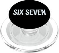 Six Seven 6 7 Meme Design PopSockets PopGrip pour MagSafe
