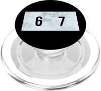 Six Seven 6 7 Meme Design PopSockets PopGrip pour MagSafe