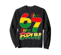 Six Seven 6 7 Mois de l'histoire des Noirs Funny Six Seven Meme Sweatshirt