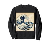 Six Seven 67 6-7 Japanese The Great Wave Off Kanagawa Boys Sweatshirt