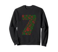 Six Seven 67 6 7 Meme de Noël Amusant pour Hommes, Femmes, Enfants Sweatshirt