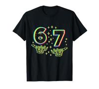 Six Seven 67 Hands 6 7 Meme T-Shirt