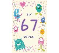 Six Seven 67 Meme Composition Notebook for students, Six Seven Design, Viral Design, Cute Monsters, Wide Ruled, 110 pages, 20 lines per page, Great gift ideas for girls