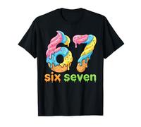Six Seven 67 Number Ice Cream Drip Meme 6 7 Kids Boys Girls T-Shirt