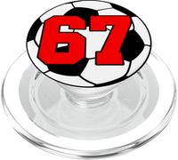 Six Seven 67 Soccer 6 7 Funny Meme 6-7 Gen Alpha Slang PopSockets PopGrip pour MagSafe