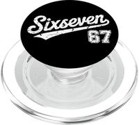 Six Seven 67 Viral Meme Funny Gen Alpha Brainrot Humour PopSockets PopGrip pour MagSafe