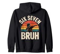 Six Seven Bruh 67 Meme 6 7 Chiffres Dabbing Boys Retro 67 Sweat à Capuche