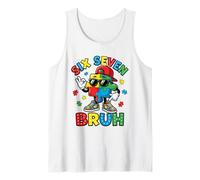 Six Seven Bruh Puzzle de Sensibilisation à l'Autisme Débardeur