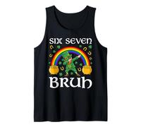 Six Seven Bruh St Patrick Funny 67 Meme 6-7 School Débardeur