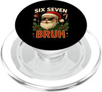 Six Seven Bruh T-Shirt 6 7 Hand Meme Christmas Gen Z Alpha PopSockets PopGrip pour MagSafe