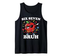 Six Seven Brush Back to School Apple 6 7 Fun 6-7 Six Seven Débardeur