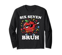 Six Seven Brush Back to School Apple 6 7 Fun 6-7 Six Seven Manche Longue