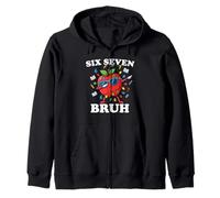 Six Seven Brush Back to School Apple 6 7 Fun 6-7 Six Seven Sweat à Capuche