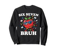 Six Seven Brush Back to School Apple 6 7 Fun 6-7 Six Seven Sweatshirt