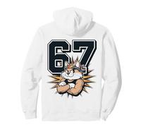 Six Seven Cat Serre-tête Style rétro 67 Sweat à Capuche