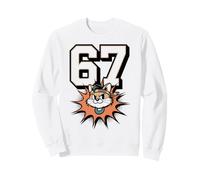 Six Seven Cat Serre-tête Style rétro 67 Sweatshirt