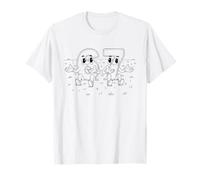 Six Seven Funny 6 7 Meme Hands Personnages Assis 67 T-Shirt