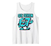 Six Seven Glitch Mascotte - Funny 67 Meme Débardeur