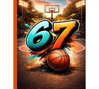 Six Seven Math Notebook - Funny TikTok Meme Graph Paper Notebook (6/7 Viral Joke Edition): Funny Math Meme Composition Book with Graph Paper for Students, School, Algebra & Geometry Notes