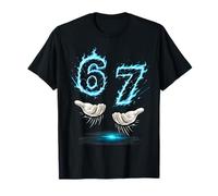 Six Seven Meme Blue Flame 67 Aiguilles pour garçon et Fille T-Shirt