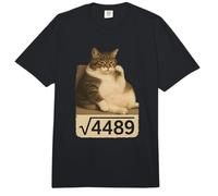 Six Seven Meme Cat Square Root of 4489 Numéro de Tendance Internet Comfort Colors Adult Heavyweight T-Shirt