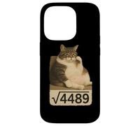 Six Seven Meme Cat Square Root of 4489 Numéro de Tendance Internet Coque pour iPhone 14 Pro