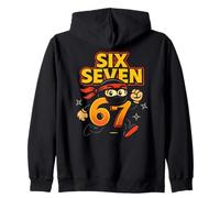 Six Seven Ninja Mascotte - Drôle Italian Brainrot 67 Meme Sweat à Capuche