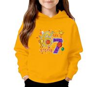 Six Seven Pull,Sweat à Capuche Imprimé Graphique pour Enfants Coton écologique Taille Ajustable Parfait pour l'automne et l'hiver pour Convient aux garçons