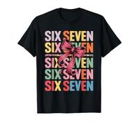 Six Seven Ruban à Cheveux Rouge pour Filles T-Shirt Graphique avec Valeur