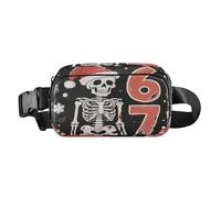 Six Seven Sac banane tendance pour petit homme d'affaires résistant à l'eau avec sangle réglable pour voyage, course à pied, randonnée