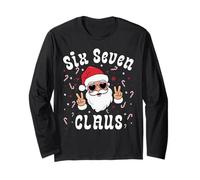 Six Seven Santa Claus Funny 67 Christmas Meme Boys Girls 6 7 Manche Longue