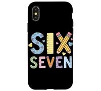 Six Seven School Matching Squad Teacher Student 6th 7th Grad Coque pour iPhone X/XS