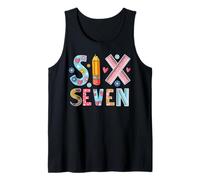 Six Seven School Teacher 67 Meme Gen Z Alpha First Day Funny Débardeur