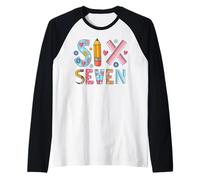 Six Seven School Teacher 67 Meme Gen Z Alpha First Day Funny Manche Raglan