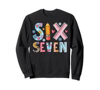 Six Seven School Teacher 67 Meme Gen Z Alpha First Day Funny Sweatshirt