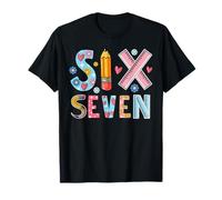 Six Seven School Teacher 67 Meme Gen Z Alpha First Day Funny T-Shirt